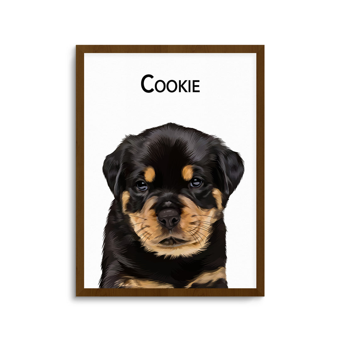Personalized Pet Art Print